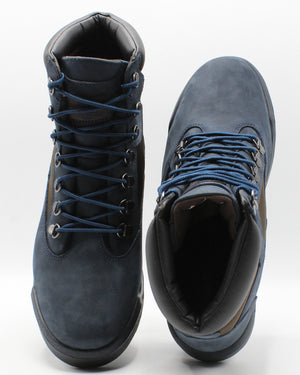 timberland field boots navy blue