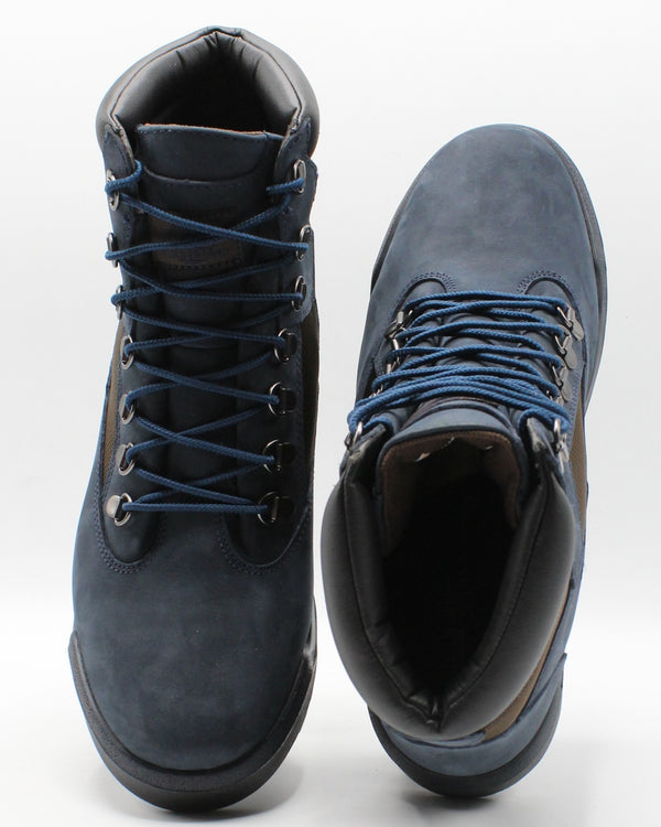 timberland 6 inch field boots navy