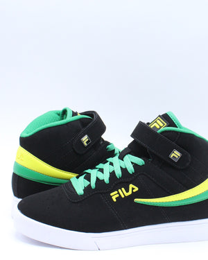 green and yellow sneakers