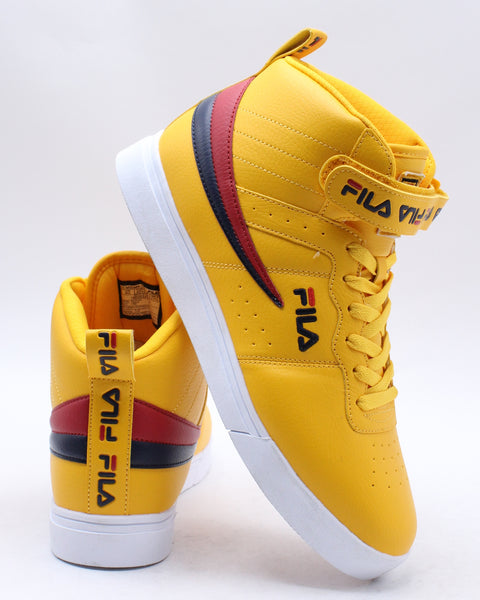 yellow fila sneakers