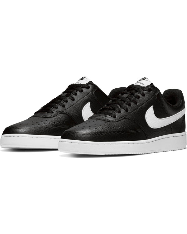 nike court vision low men's black