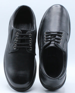 Men's Lace Up Non Slip Shoe - Black | V 