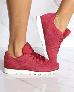 burgundy womens sneakers