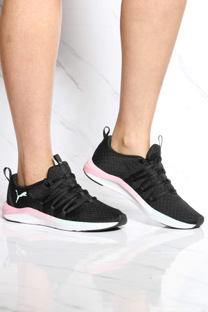 puma shoes black and pink