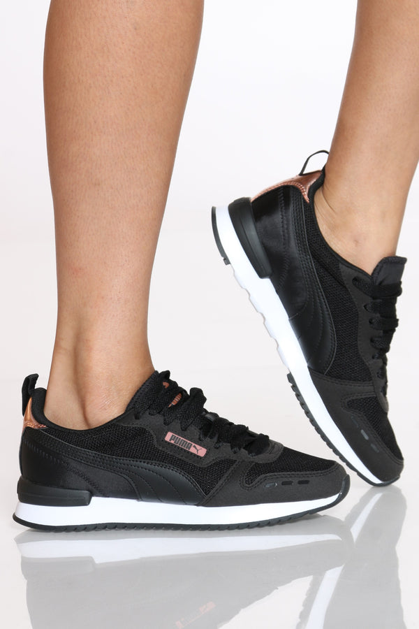 puma womens black and gold