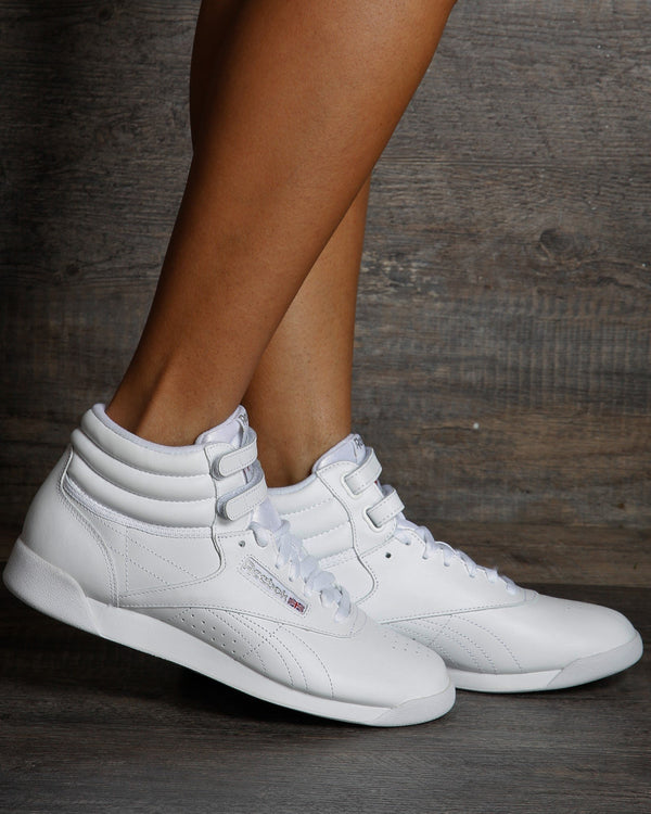 reebok freestyle hi sneakers