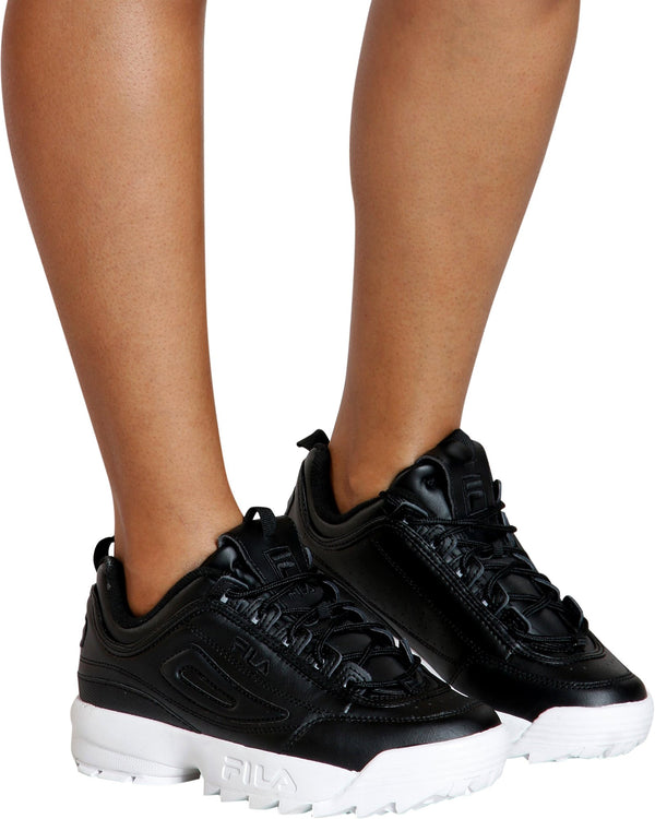 fila women's disruptor black