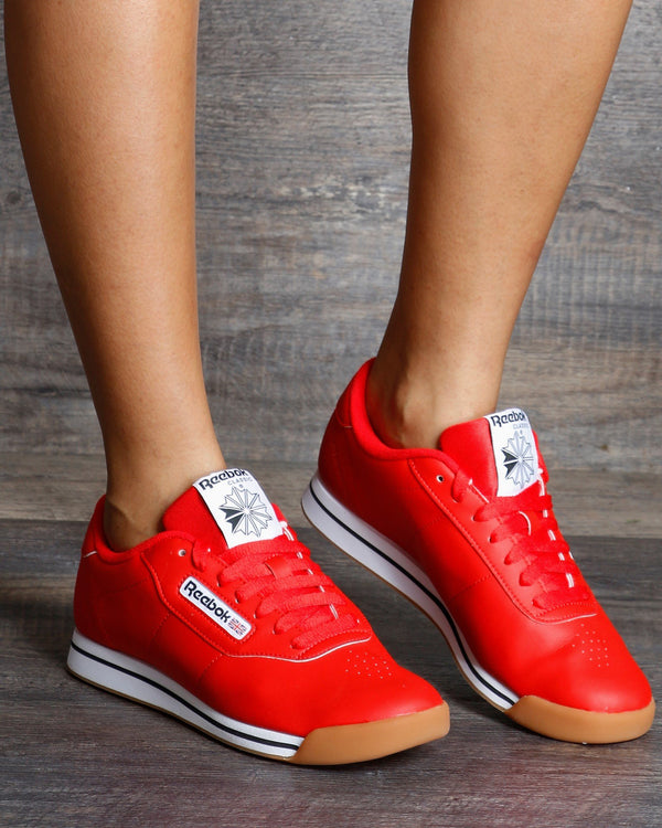 Fitness Low Top Sneaker - Red White 