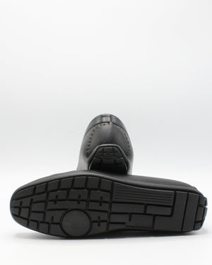 VIM Men'S Driving Buckle Shoe - Black - Vim.com