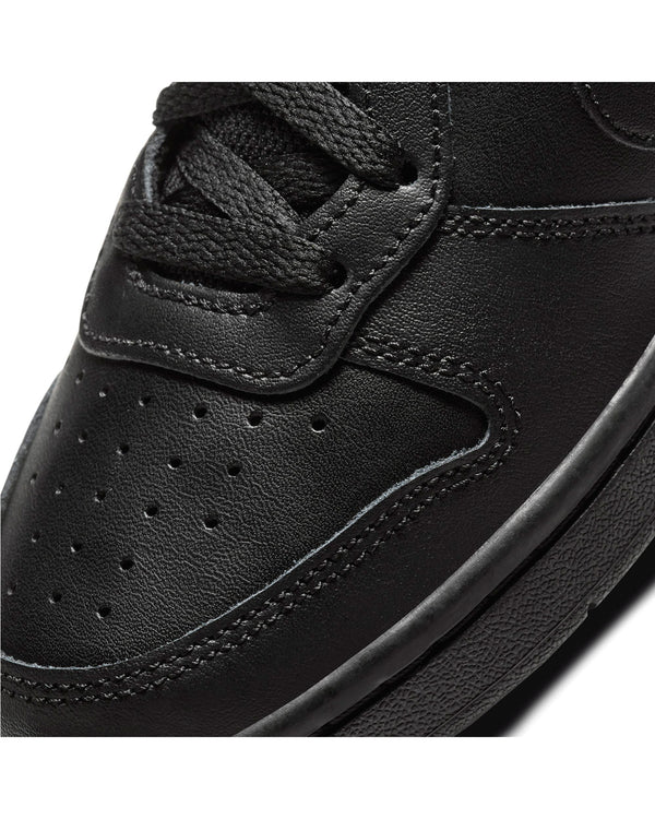 nike court borough low black sneakers