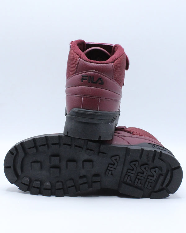 fila burgundy shoes