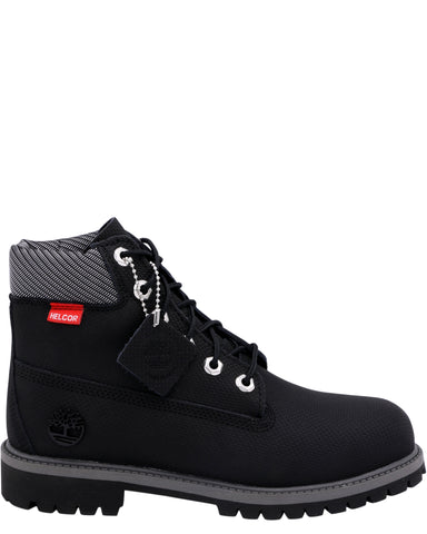 black field boots grade school