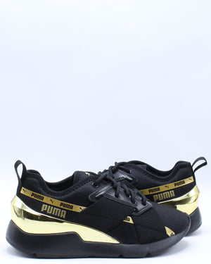 puma muse black gold