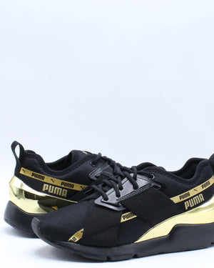 puma muse black gold