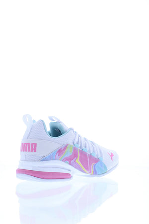 Kid's Axelion Swirl Jr Sneaker (Grade School) - White Pink