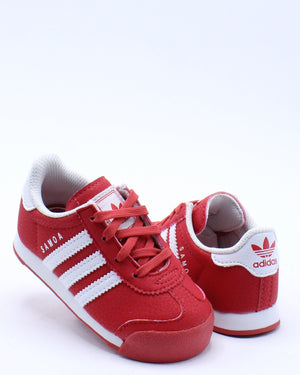 adidas samoa red and white