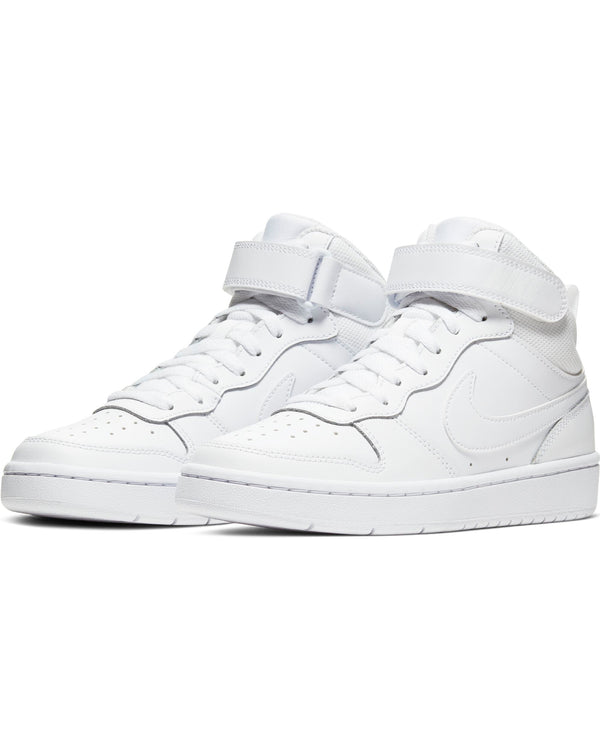 nike court borough mid 2 white