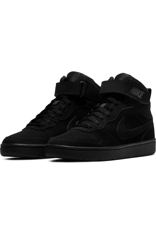 all black grade school sneakers