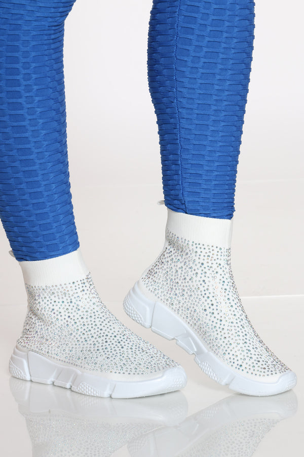 rhinestone sneaker socks