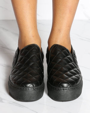 womens quilted slip on shoes