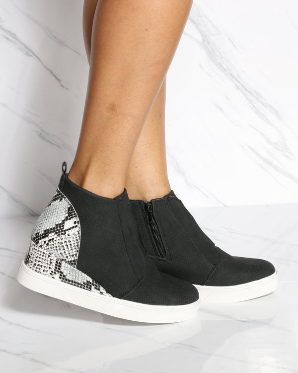 hi top wedge sneakers