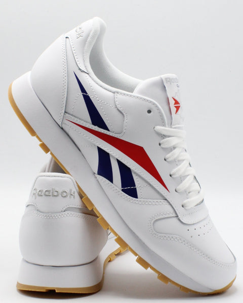 Classic Leather Vector - White Red Blue 