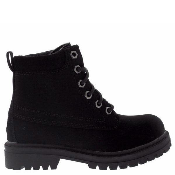 black ankle boots for school