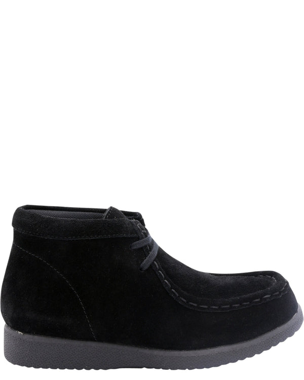 boys black suede boots