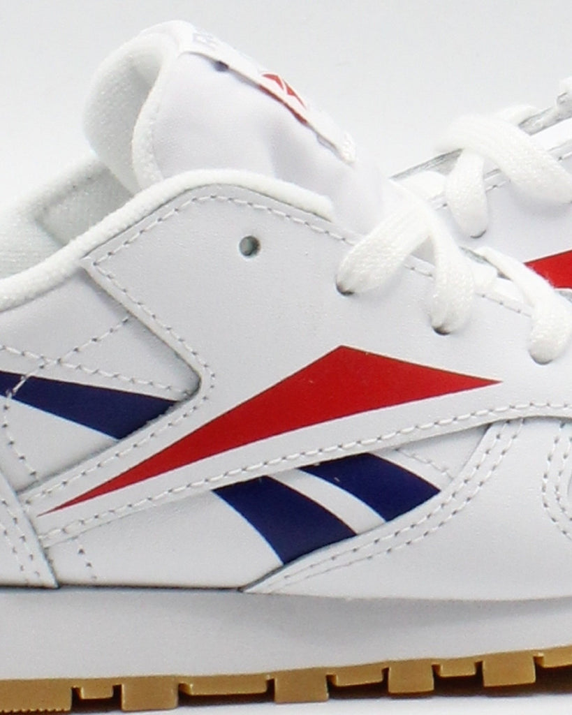 reebok classic leather white blue red