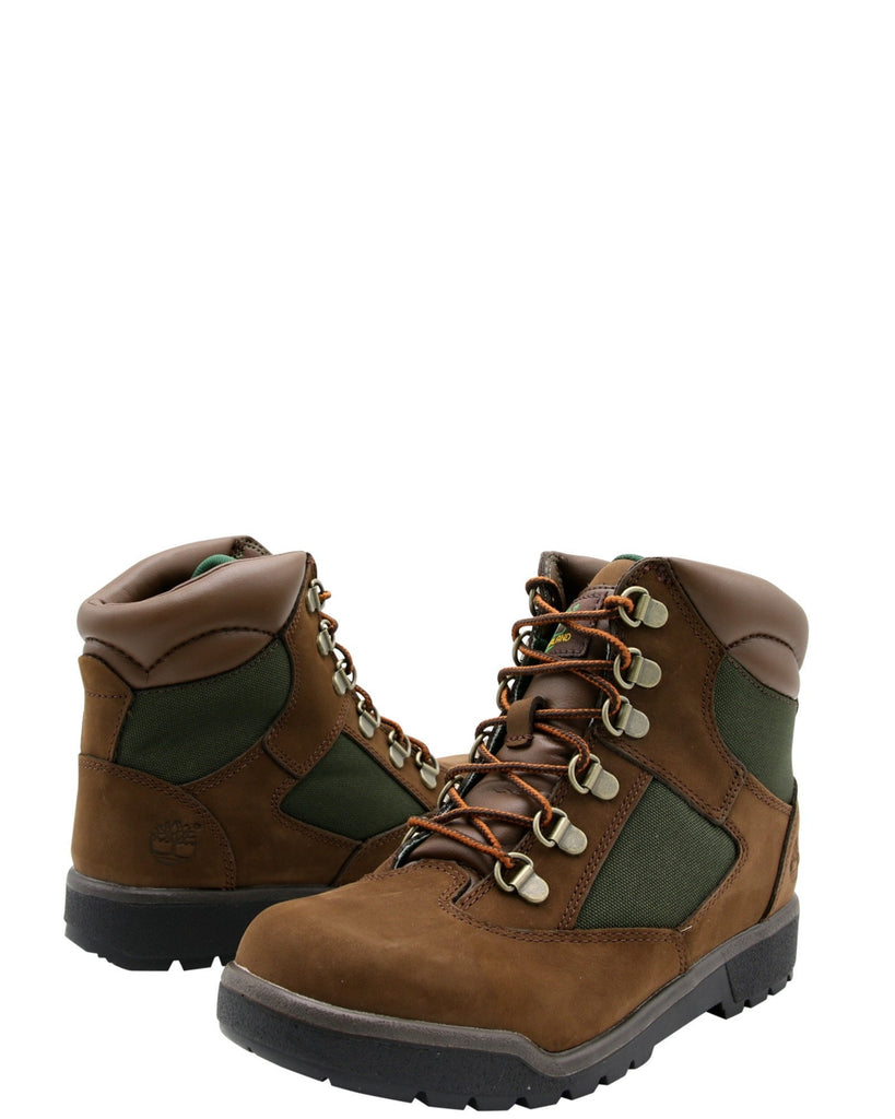 timberland 6 inch field boot grade school