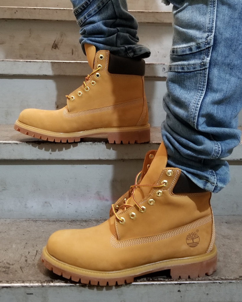 timberland premium 6 inch boot for men in yellow