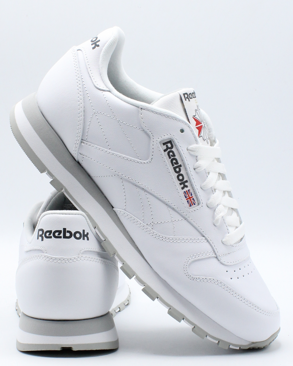 reebok mens classic white leather