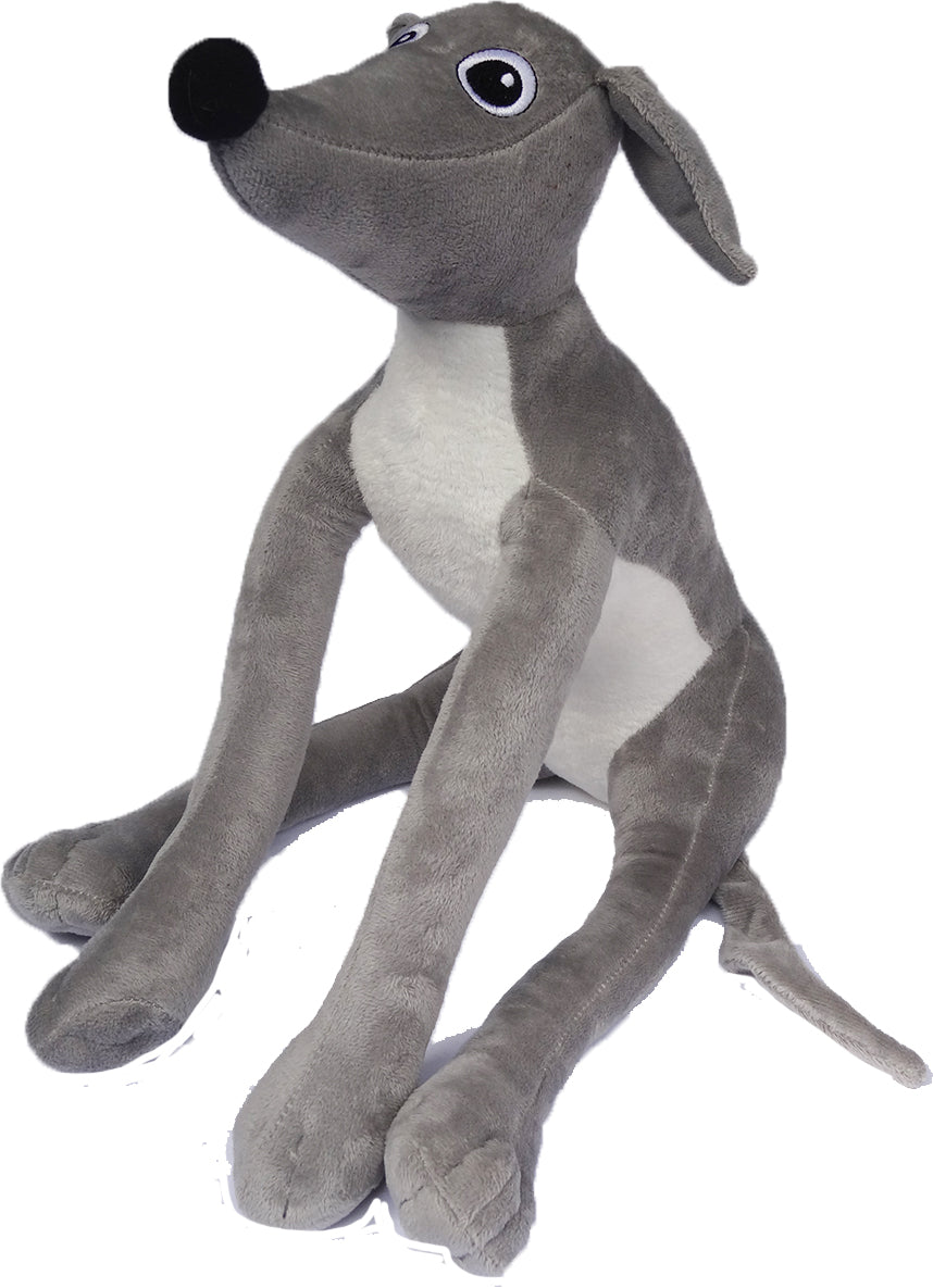 greyhound cuddly toy