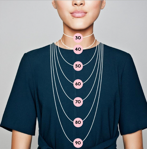 Necklace sizing — Chloe Michell Jewellery