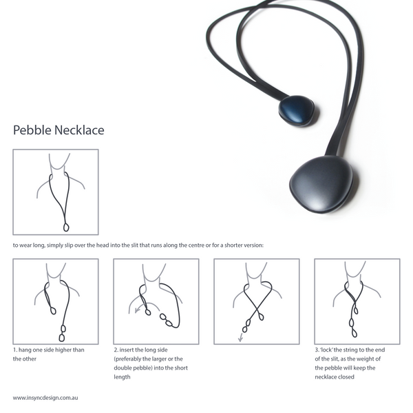 Pebble Necklace Instructions