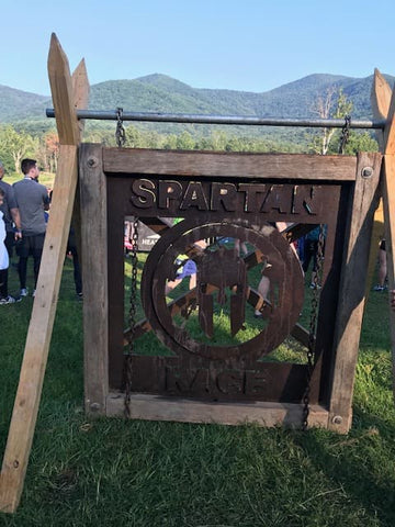 first spartan race - sign - asheville nc