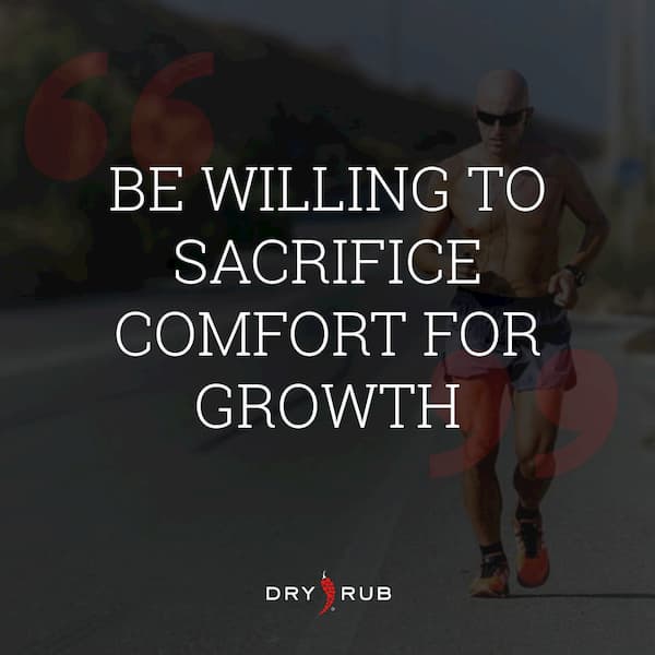 fitness quote - comfort for growth