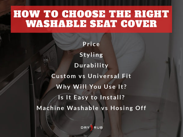 washable seat covers - how to choose