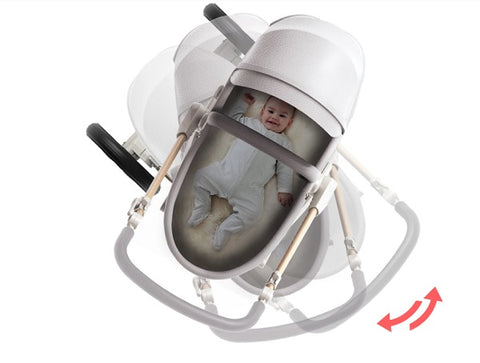 360 Degrees rotation baby stroller