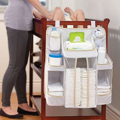 Nursery Organizer and Baby Diaper | Hanging Diaper Organization Storag ...