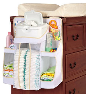 changing table wall organizer