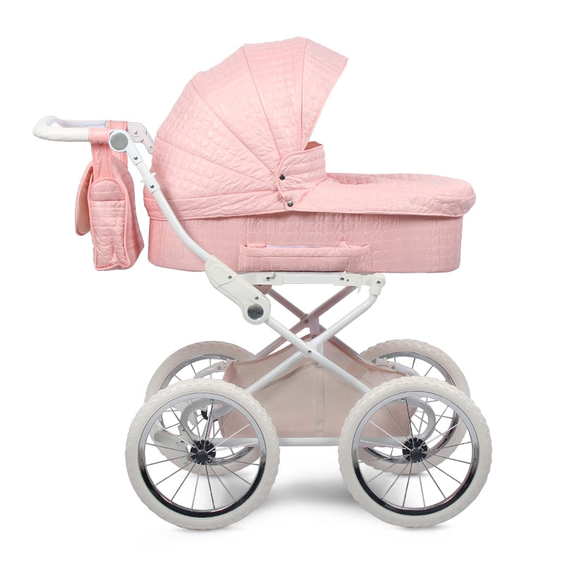 pink luxury stroller