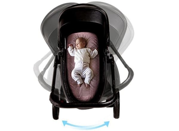 baby stroller 3 in 1 with car seat high view pram for newborns folding 360 degree rotation