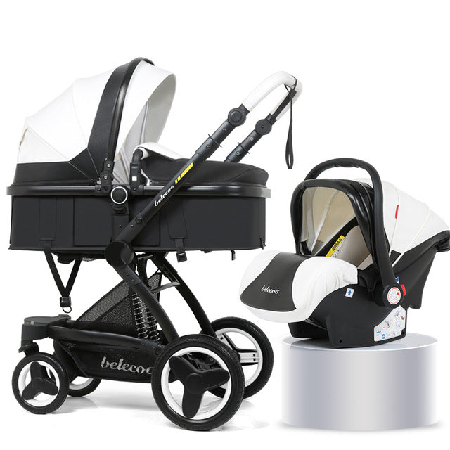 black baby stroller