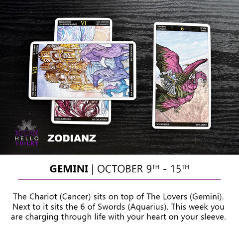 Zodiac Tarot-Scopes October 9th - 15th – Hello Violet