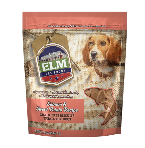 Salmon & Sweet Potato Recipe Treats – Elm Pet Food