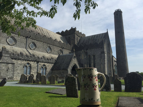 St Canices Catherdral Kilkenny Ireland Irelands Ancient East Nicholas Mosse pottery handcrafted spongeware