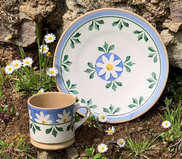 Large Mug and Everyday Plate Summer Daisy