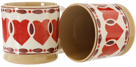 Valentine Mug 2019 Nicholas Mosse Pottery handcrafted spongeware