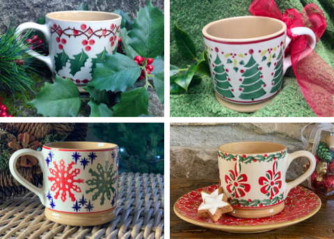 Nicholas Mosse Pottery Christmas Mug collection